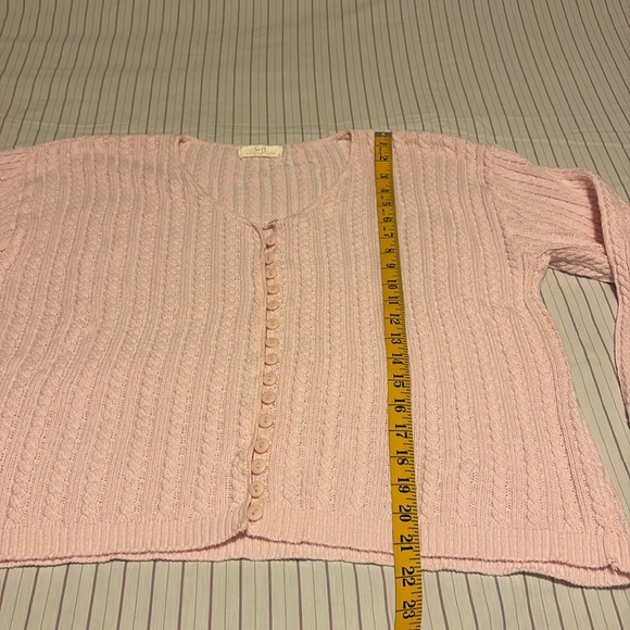 Pink cotton cottagecore sweater - Picture 8 of 10